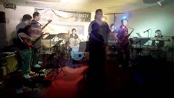 My group performance class performing at their end of semester music recital