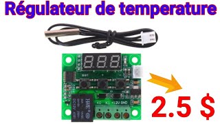 REGULATEUR DE TEMPERATURE W1209-THERMOSTAT