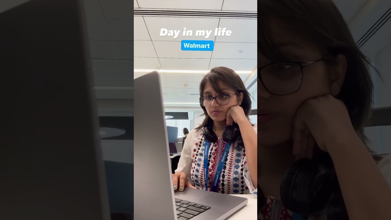 Day in my life at Walmart as software developer #corporate #officelook #viral #shortsvideo
