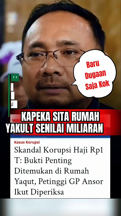 BARU DUG44N KATANYA GUYS 😂💩 #korupsi #yaqut #beritaviral