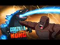 Build to Survive GODZILLA vs KING KONG! (Minecraft)