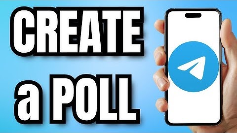 How to create a vote poll on Telegram
