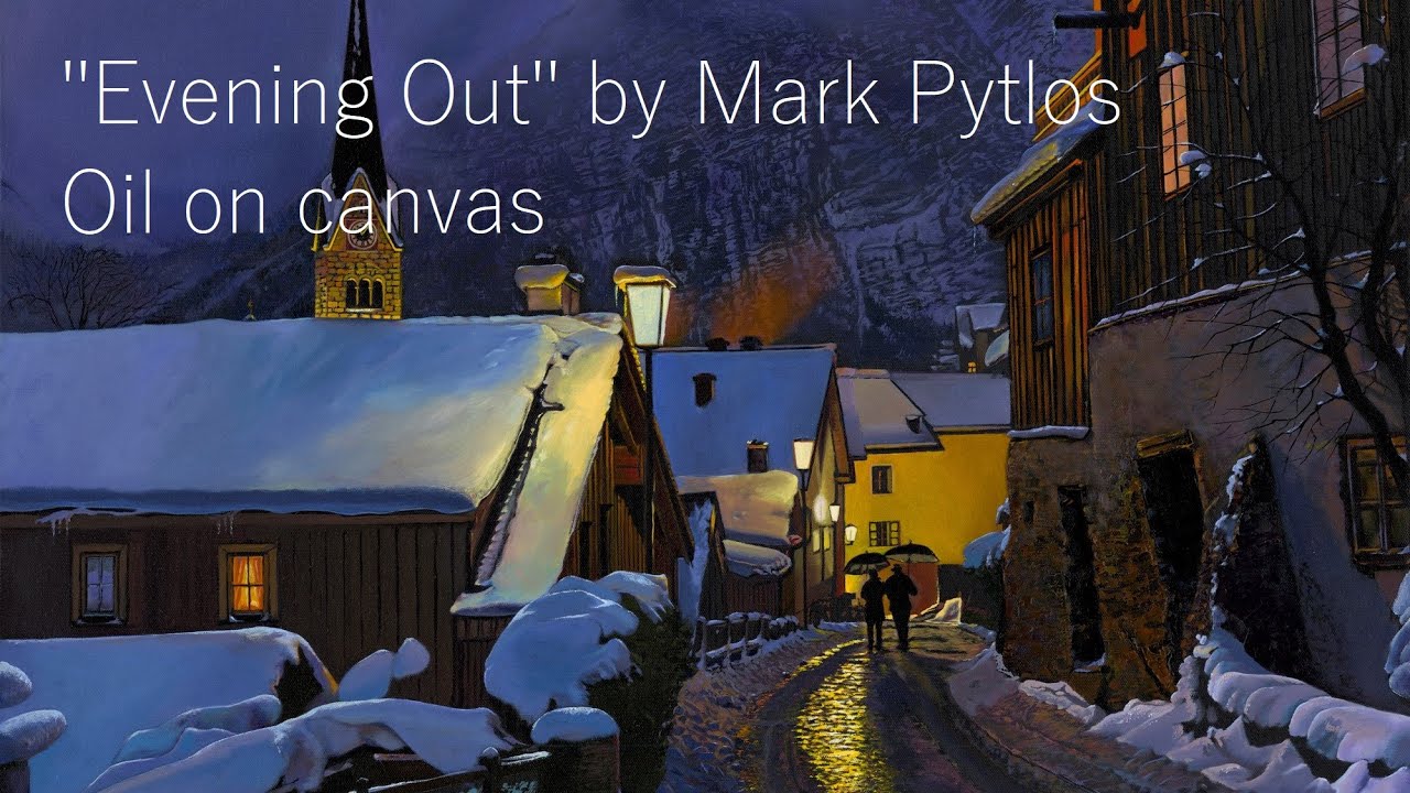 How to paint landscape in oil on canvas YouTube