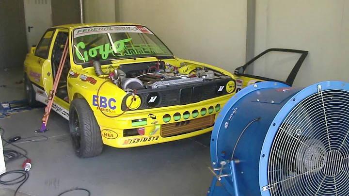 dyno test bmw e30 m50 turbo hx 35 engine stock
