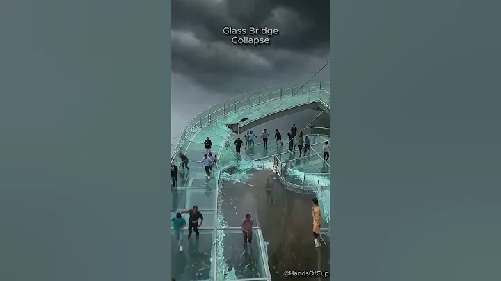 Glass Bridge Collapse at Tourist Spot!!