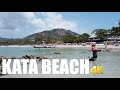 Kata beach, Phuket, Thailand 2020 walking tour 4k