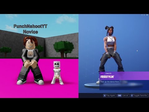 Fortnite Dances Vs Roblox Dances Youtube - fortnite dances vs roblox dances