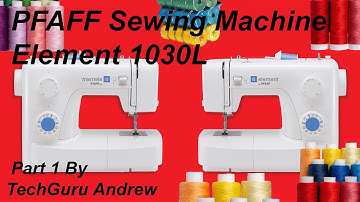 PFAFF Sewing Machine Element 1030L Part 1 Greek Edition