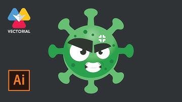 Coronavirus (Covid-19)  Character drawing - Adobe illustrator tutorial