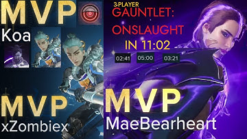 3 Player Gauntlet: Onslaught in 11:02 - Jolder POV(Partridge Sky)(Feat xZombiex, Koa)-Destiny Rising