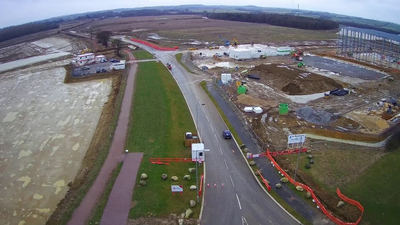 DRONE AT ALWALTON PETERBOROUGH - YouTube