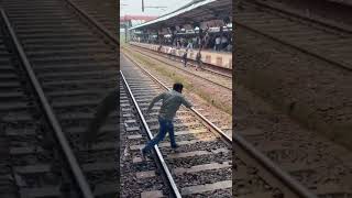￼￼￼￼ Crossing Track 😱 Train Accident point ￼￼#shorts #train #accidentnews Resimi