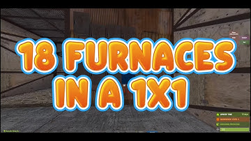 Rust | How to put 18 Electric Furnaces in a 1x1