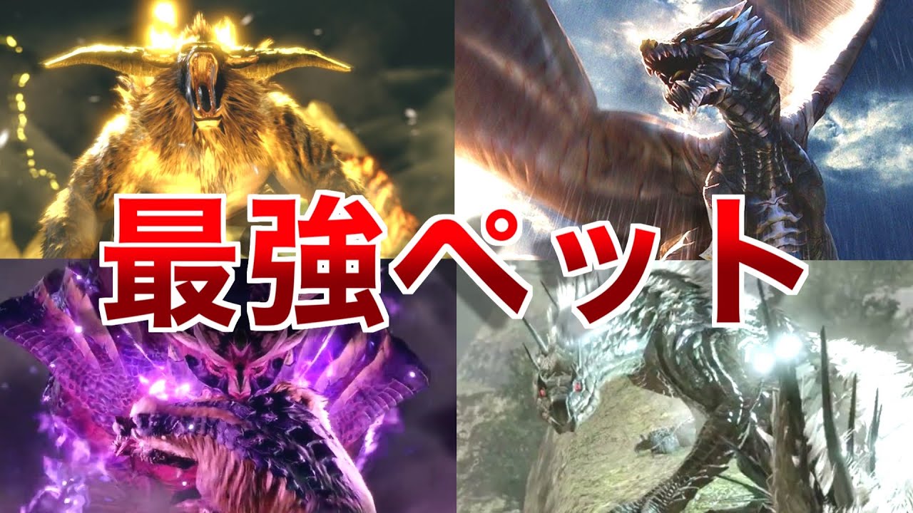 最新版 モンハンライズ最強操竜モンスターtop5 モンハン動画まとめ