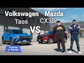 Volkswagen Taos VS Mazda CX-30  - ¿Cuál es mejor?  | Review | Autocosmos