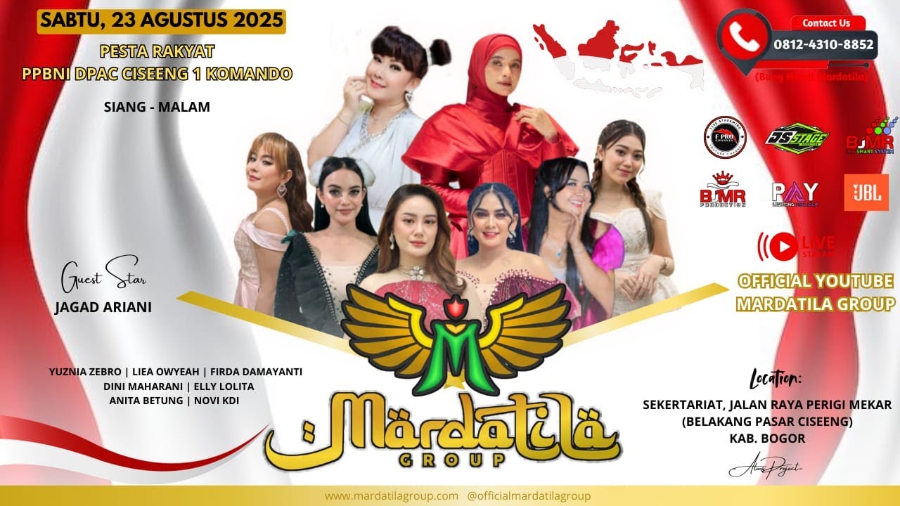 KONSER MARDATILA GROUP (MALAM) - PESTA RAKYAT PPBNI DPAC CISEENG 1 KOMANDO  | CISEENG KAB. BOGOR