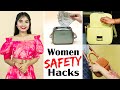 7 Life Saving SAFETY & SURVIVAL Hacks | Women's Day Special | Anaysa