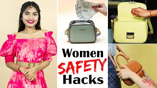 7 Life Saving SAFETY & SURVIVAL Hacks | Women's Day Special | Anaysa