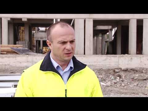 გორში მშენებარე სპორტის სასახლის მიმდებარე ტერიტორიის კეთილმოწყობა მიმდინარეობს