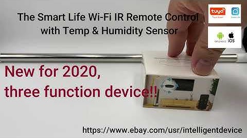 Unboxing - Smart Life, Frankever  Brand, Wi-Fi IR Remote Control with Temp & Humidity Sensor