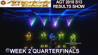 LIGHT BALANCE with The Illusionists Guests  America's Got Talent 2018 AGT