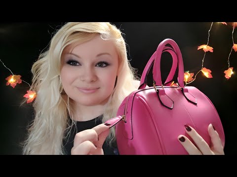 What's In My Purse ASMR Purse Collection 👛Soft Spoken Show And Tell !!