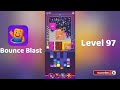 Bounce Blast Level 97 Walkthrough 🧩💥 | Satisfying Bounce Puzzle Game | Solutionguruji