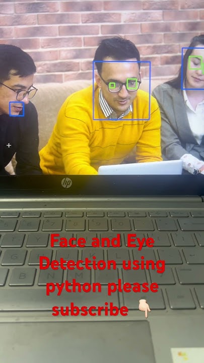 Face and eye detection using python - YouTube