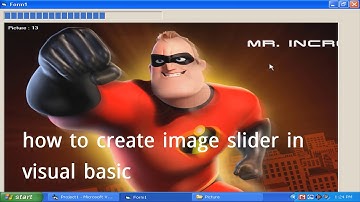 how to create image slider in visual basic