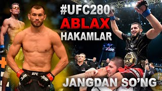 UFC280 MAKHMUD MURODOV JANGDAN SO'NG VA ABLAX HAKAMLAR
