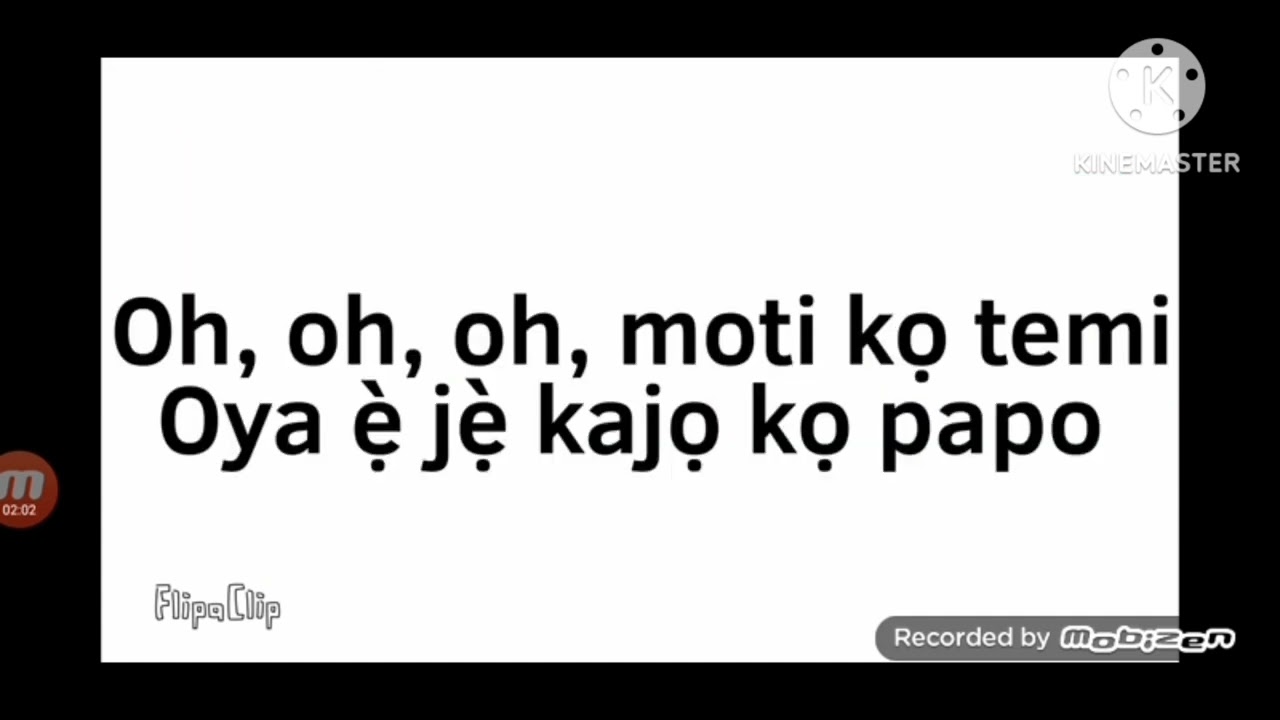 Yoruba alphabet song