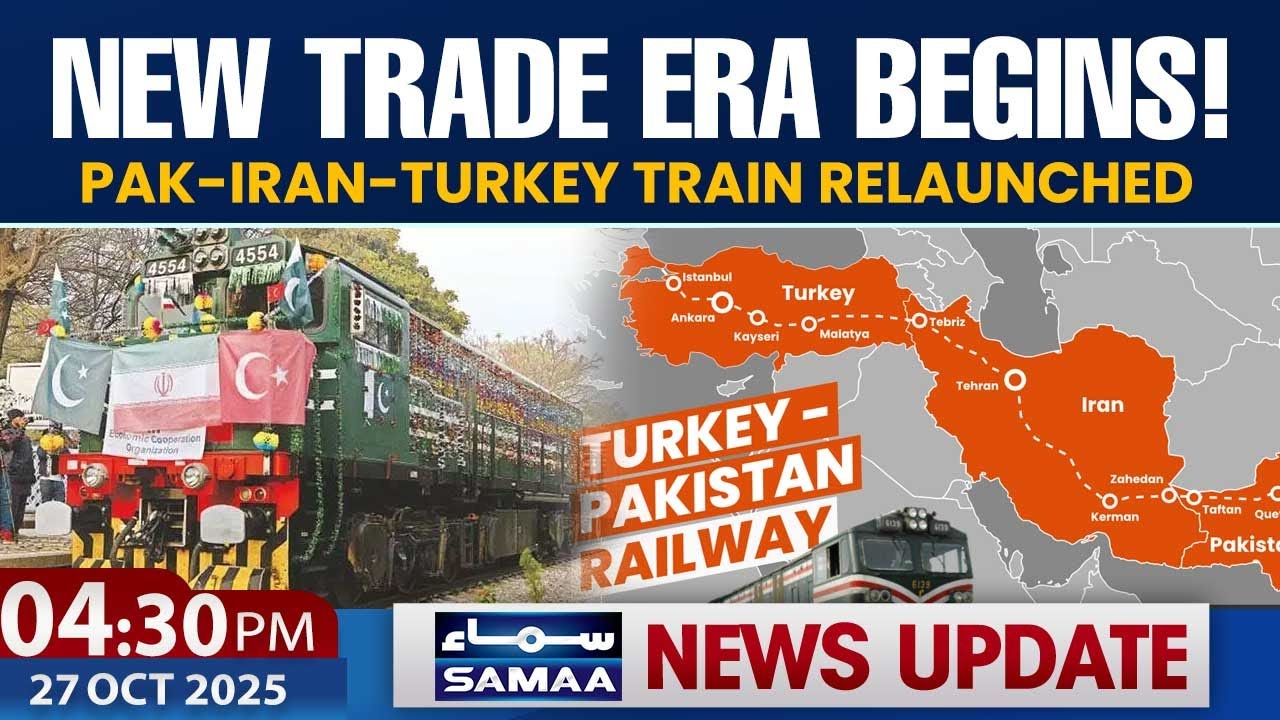 Pakistan Revives Major Rail Link to Turkiye | Pakistan Reaffirms ...