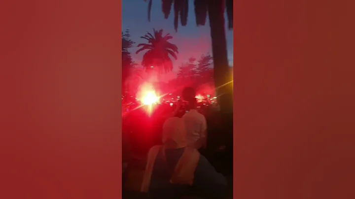 fans in Casablanca go Wild as Morocco open score against Portugal