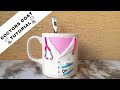 Polymerclay mug decoration | polymerclay doctors coat tutorialمج  بالطو دكتور من الصلصال الحرارى