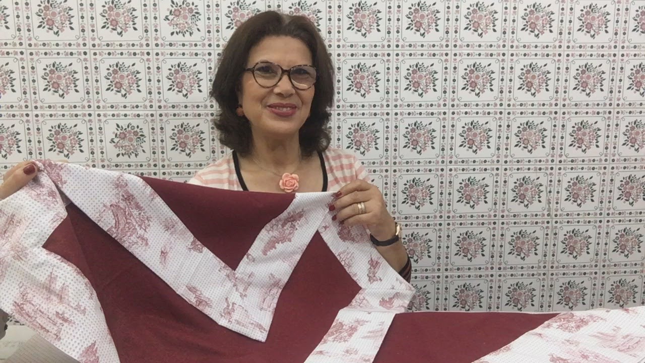 ناب بالباندا او الحاشية من جهتين /comment réaliser la finition d'une nappe  avec une  parementure