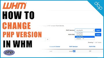 How to Change PHP Version in WHM