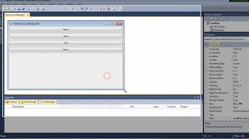 How to make a simple text program in Visual Basic 2010