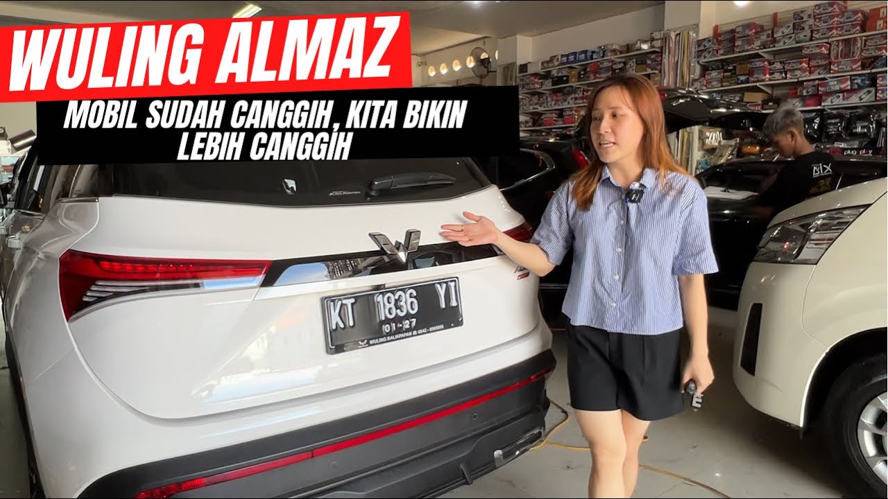 WULING ALMAZ TURBO, PASANG POWER BACK DOOR DAN AKSESORIS BIKIN MAKIN SANGGAR | SINAR GALAKSI VARIASI