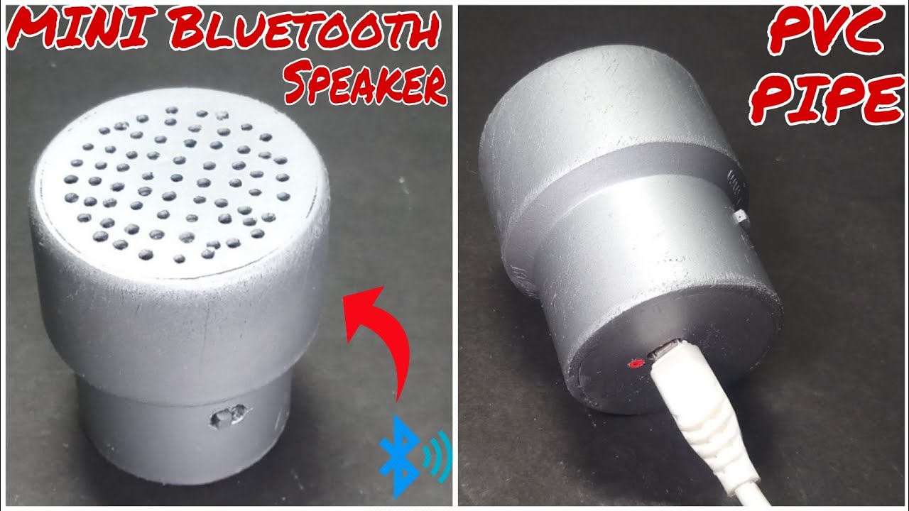 How to make rechargeable mini bluetooth  speaker from pvc pipe at home || Tackerelectronic ||