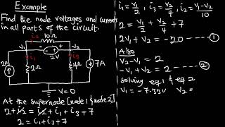Ep. 25: Solved Problems Nodal Analysis with a Voltage Source