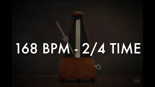 168 BPM Metronome 2/4 Time