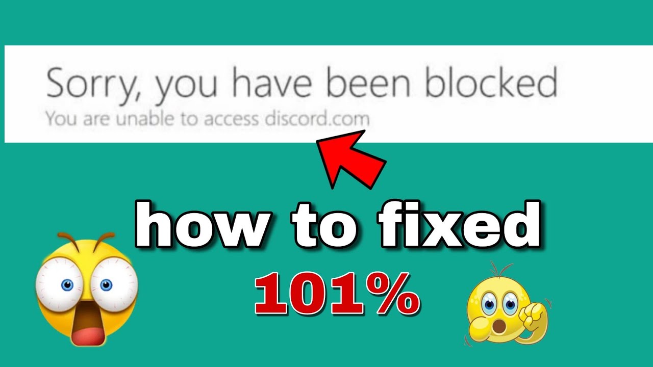 How to Fix "Sorry, you have been blocked" on Discord || How to Fix "You are unable to access discord