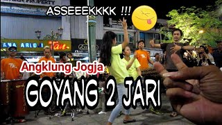 Angklung Jogja - Goyang 2 Jari 2018 | Joget nya Seru Poollll