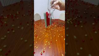 Reverse marble ASMR #satisfying #asmr #odlysatisfying #shortsfeed #fypシ #reverse #beads #marblerun
