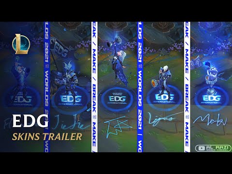 LoL: skins do Worlds 2021 da EDG são reveladas, lol