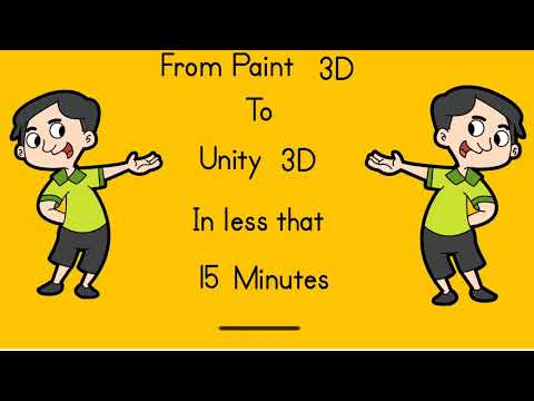 在 YouTube 上觀看「Paint 3D to Unity 3D in less than15 Minutes」