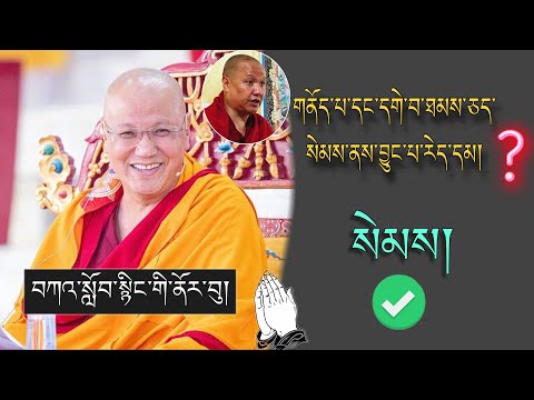 🚨Sangye NYENPA RINPOCHE 🙏🚨གནོད་པ་ཐམས་ཅད་སེམས་ནས་བྱུང་པ་རེད། 🙇ཚུལ་ཁྲིམས། #TibetanADVICE