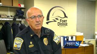 Police speed camera set on fire in Fort Dodge