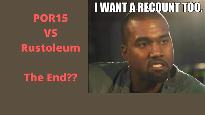 POR 15 vs Rustoleum paint, the final update unfortunately.