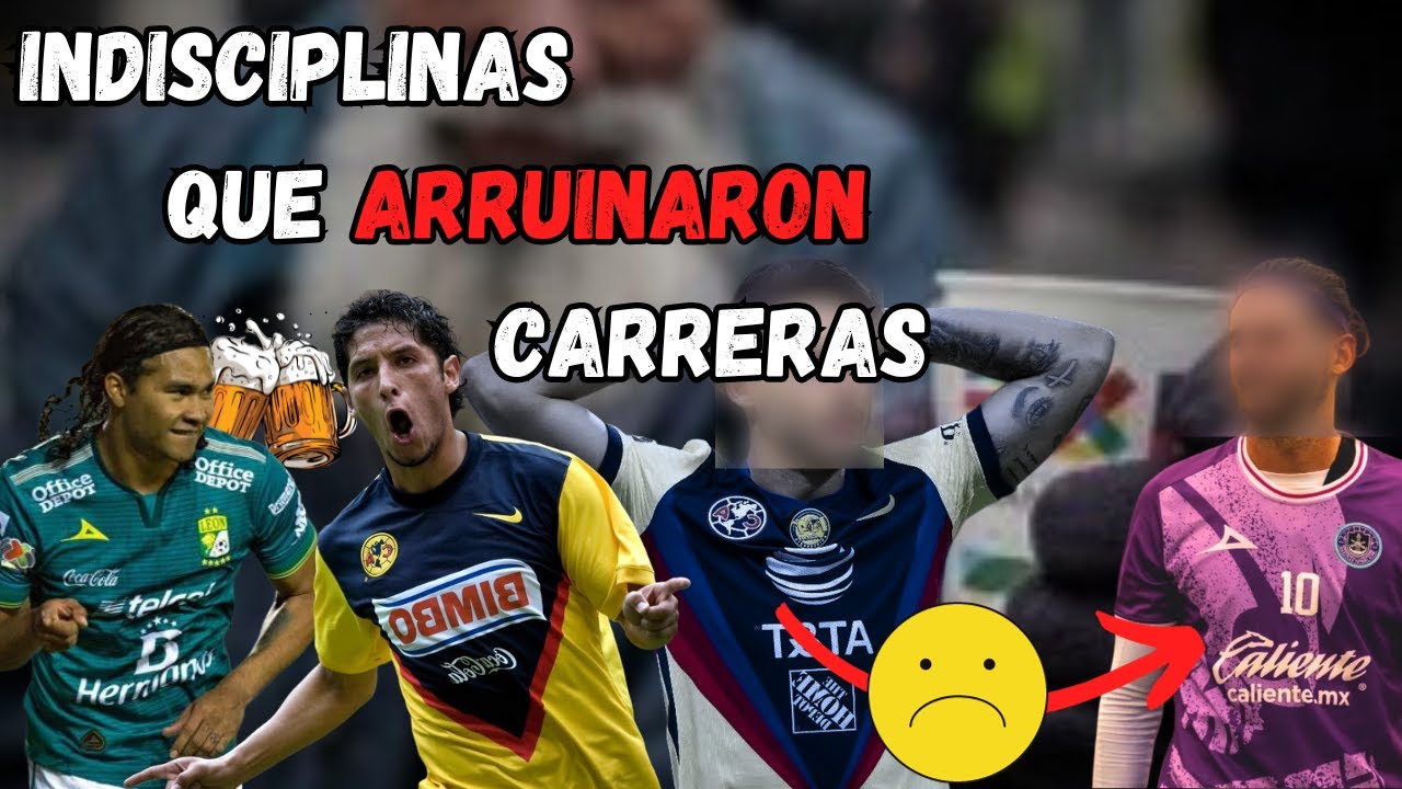 INDISCIPLINAS que ACABARON con la CARRERA de FUTBOLISTAS - YouTube